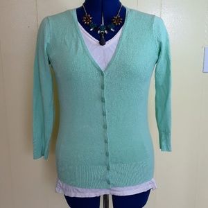 Mint cardigan